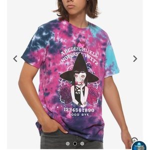 Exclusive anime witch tie dye shirt